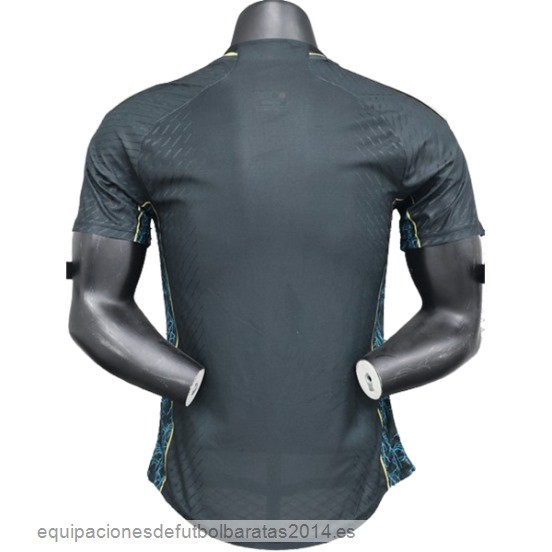 Nuevo Especial Jugadores Camiseta Argentina 2024 Negro Verde Baratas